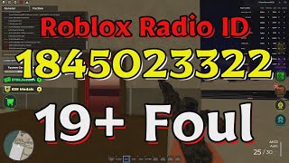 Foul Roblox Radio CodesIDs [upl. by Nellek359]