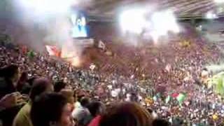 popopopopopopo roma fans sing white stripes song [upl. by Ahsyle726]