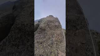 Via Ferrata des Evettes chamonix climbing viaferrata flegere mountains insta360 brevent [upl. by Eirellav]