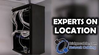 Network Data Cabling Installation Brooklyn New York  BridgeCablecom [upl. by Hilary516]