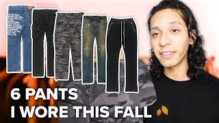 6 Pants I Wore Most This Fall  Autumn 2018 [upl. by Ikuy190]