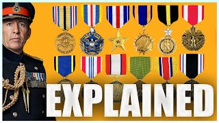 EVERY Military Award Explained Ribbons and Medals [upl. by Pavel]