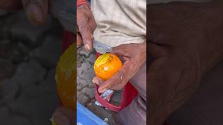 Amazing Orange Fruit Ice Cream in India shorts [upl. by Marge]