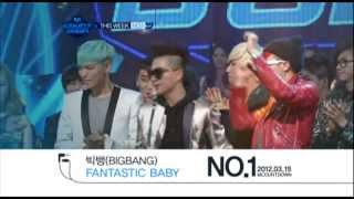 20120315 This Week No1 BIGBANG Fantastic Baby Mcountdown [upl. by Teerell]