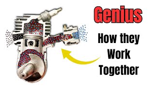 How the 2Stroke Engine amp Carburetor Work Together [upl. by Aldin]