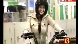 reporter loses control of atv [upl. by Jennilee]