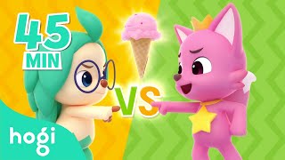 Eeny meeny miny moe and more   Compilation  Sing Along with Pinkfong amp Hogi  Hogi Nursery Rhymes [upl. by Eiliak904]