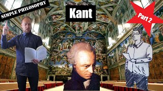 IMMANUEL KANT explained  Ethics Aesthetics Sublime [upl. by Ahtinak]