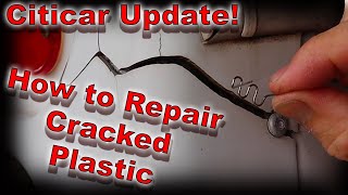 How to Fix Cracked Plastic  Body Parts Bumpers and More [upl. by Carlick]