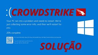 COMO RESOLVER A TELA AZUL CAUSADA PELO CROWDSTRIKE [upl. by Salene]