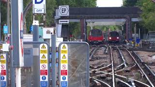 Jubilee Line trains at Stanmore [upl. by Rella]