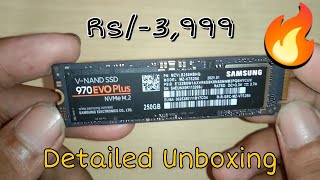 Samsung 970 EVO Plus 250GB NVMe M2 SSD Unboxing amp Review  Best Budget M2 NVMe SSD In 2021 [upl. by Richarda]