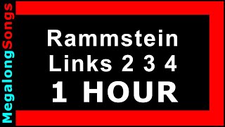 Rammstein  Links 2 3 4 1 HOUR [upl. by Naujit114]