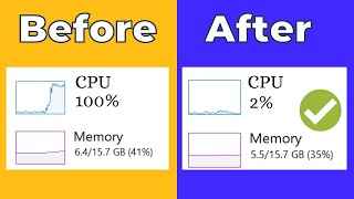 How To Fix High RAMMemoryCPUDISK Usage on Windows 1110 [upl. by Ahsiner]