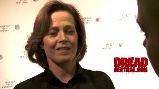 SIGOURNEY WEAVER Interview for MY DEPRESSION  2014 Tribeca Film Festival [upl. by Porte]