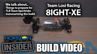 Horizon Insider Build Video TLR 8IGHTXE [upl. by Orihakat]