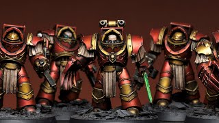 Metallic Red Warhammer Terminators speedpaint [upl. by Huntingdon]