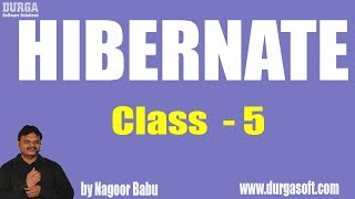 Hibernate Online Training  Class  5  by Nagoor Babu [upl. by Eixela491]