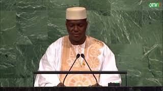 Nations Unies  Intégralité du Discours du premier ministre par intérim Col Abdoulaye MAÏGA [upl. by Ahtnamys]