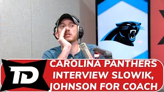 Carolina Panthers interview Ben Johnson Bobby Slowik [upl. by Tressa]