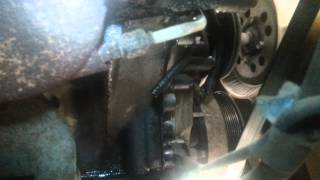 2001 73 diesel passenger side coolant leak [upl. by Mayhs]