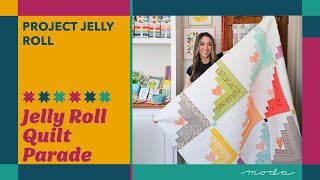 Jelly Roll Quilt Parade  Project Jelly Roll 2024 [upl. by Jase]