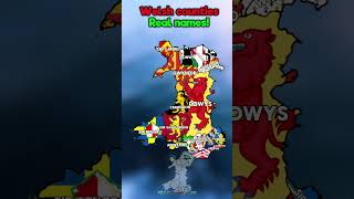 Welsh counties real names shorts europe mapper mapping wales [upl. by Leay]