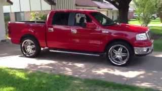 24 inch rims on f150 07 [upl. by Neelyhtak784]