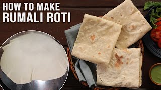 Soft Rumali Roti Recipe  Basic Cooking  How To Make Rumali Roti on Kadai  Manda Roti Making [upl. by Fayth121]