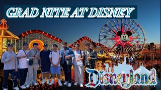 16 Hours In DISNEYLAND GRAD NITE VLOG [upl. by Anirbac]