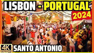 🔴Lisbons St Anthonys Festival 2024  Alfama  Portugal [upl. by Anelrahs]