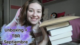 Unboxing  TBR Septiembre 🥰📚❤️ [upl. by Jecho394]