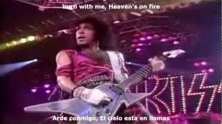 KISS  Heavens On Fire Live Uncensored 1984 Sub Español amp English [upl. by Adnarrim]