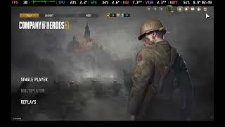 Company of Heroes 3  Steam Deck OLED performance [upl. by Ellehsram]