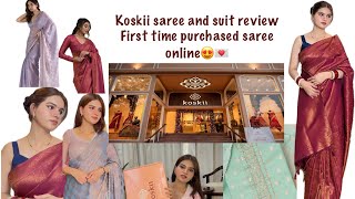 Honest Review Koskii suit and sarees 😍😍 [upl. by Lewendal]