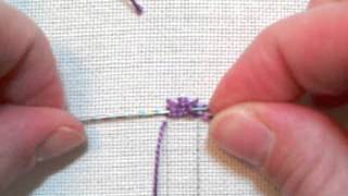 Vandyke Stitch for Hand Embroidery [upl. by Kronick670]