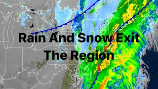 Rain And Snow Exit The Region [upl. by Eloken]