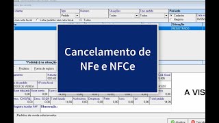 Cancelamento de NFe e NFCe [upl. by Akeylah]