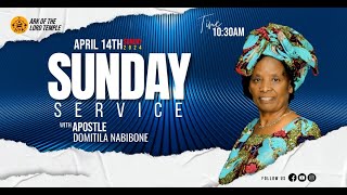 Sunday Service with Apostle Domitila Nabibone 04142024 [upl. by Garrott231]