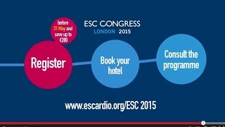 ESC Congress 2015 wake up your brain [upl. by Htiaf]