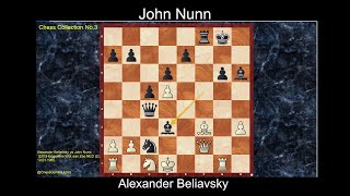 Alexander Beliavsky vs John Nunn Chess Collection No 3 [upl. by Ahsiniuq]