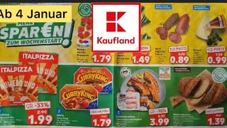 Kaufland Werbung Prospekt und Aktionen gültig ab 4 Januar [upl. by Nisbet55]