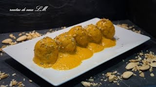 ALBONDIGAS CON SALSA DE ALMENDRA [upl. by Steady]