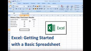 Excel HowTo Starting a Basic Spreadsheet [upl. by Bobby976]