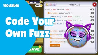 Code Your Own Character  Kodable Fuzz Builder Tutorial [upl. by Afrikah]