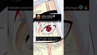 Kakashi Mangekyo sharingan🥶🔥anime animation naruto narutoshippunden ytshorts [upl. by Harleigh]