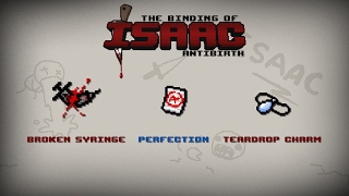 Binding of Isaac Antibirth Item guide  Broken Syringe Perfection Teardrop Charm [upl. by Jaquiss617]