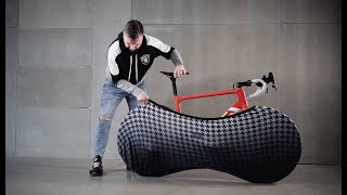 How to use Velosock INDOOR bicycle cover [upl. by Durrej209]