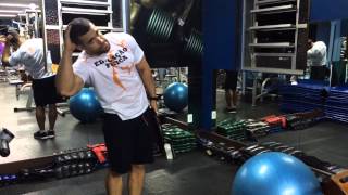 Treino de Oblíquo Com Anilha Em Pé  Abdominal  Standing Oblique Training [upl. by Notecnirp]