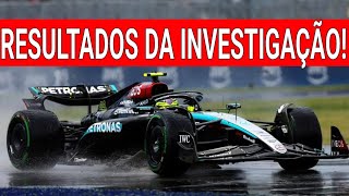 VEJA OS RESULTADOS DA INVESTIGAÃ‡ÃƒO DO CASO DE SABOTAGEM CONTRA HAMILTON  F1 2024 [upl. by Mccurdy]